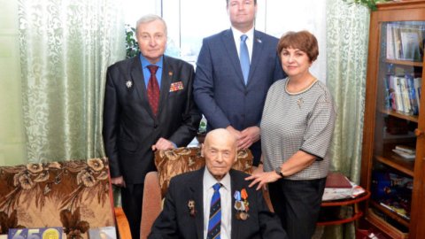 Ветеран встретил 105-й день рождения