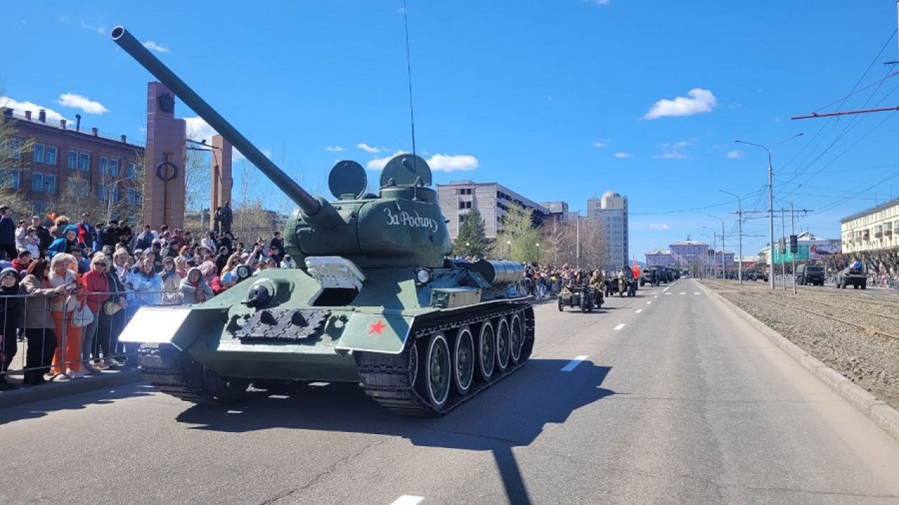 Парад Победы прошел в Красноярске — Телеканал «ПОБЕДА»!