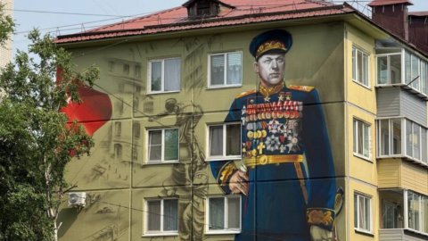 Выдающемуся полководцу посвятили мурал